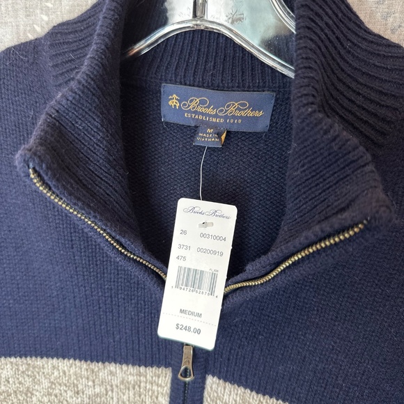 Mens zip pull over sweater - Picture 3 of 3